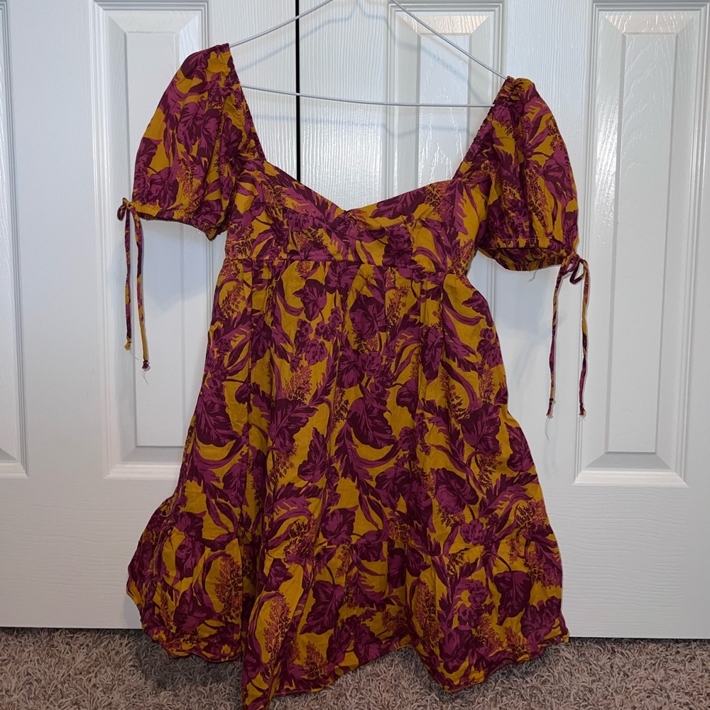 medium Off the shoulder Olivaceous dress